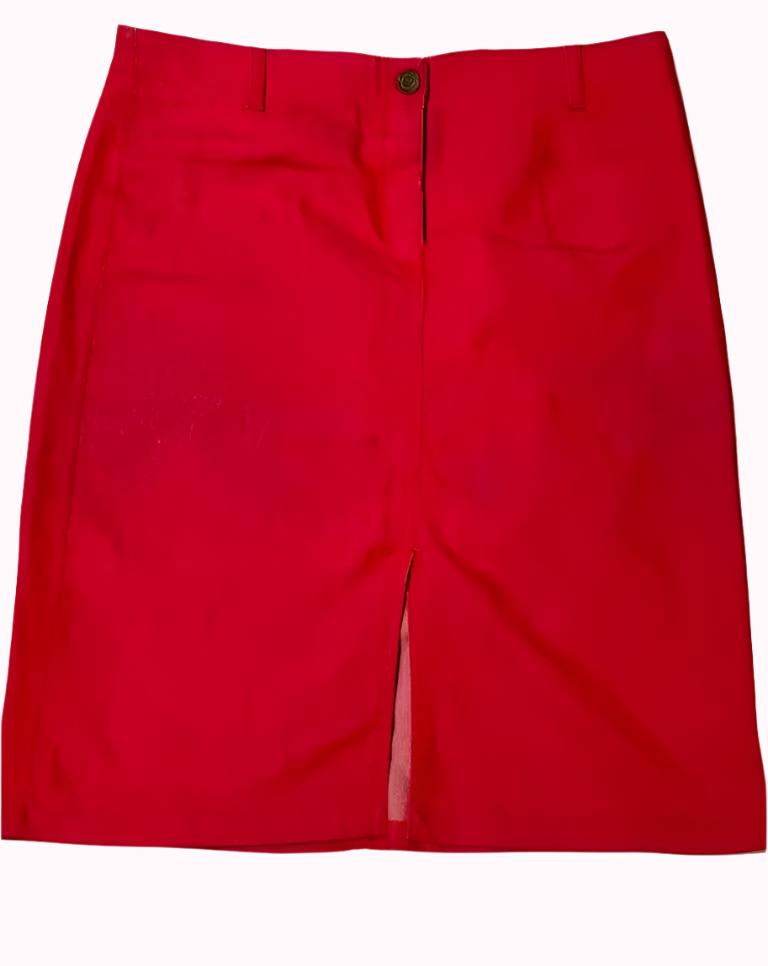 size 4 midi skirt with slit - adora archive