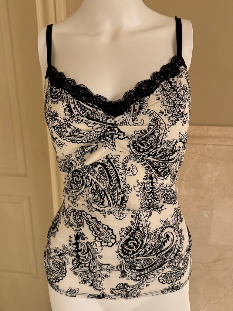 cami top with lace lining - adora archive
