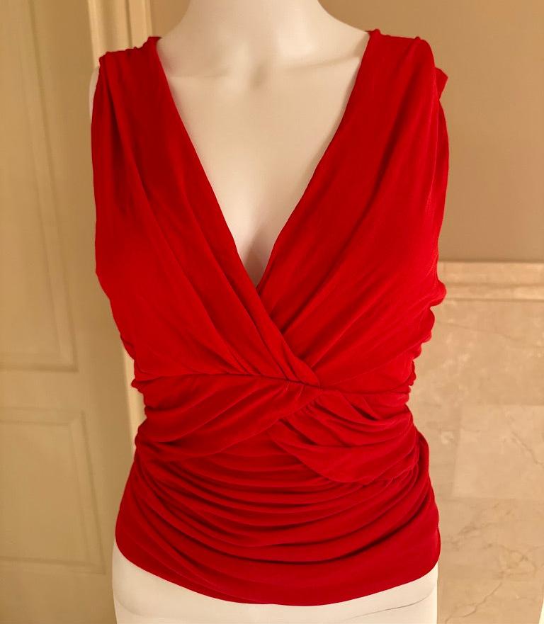 v neck top - adora archive