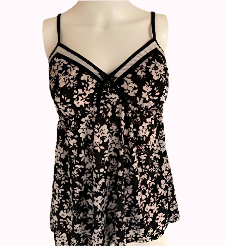 cami top with flowers - adora archive