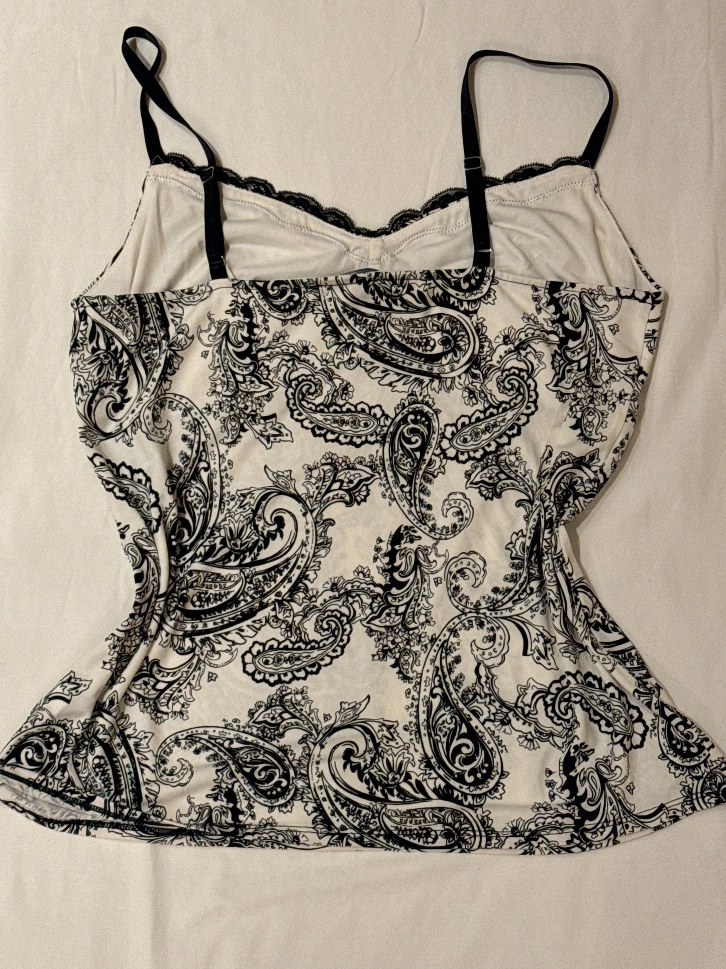 large cami top with lace lining - adora archive