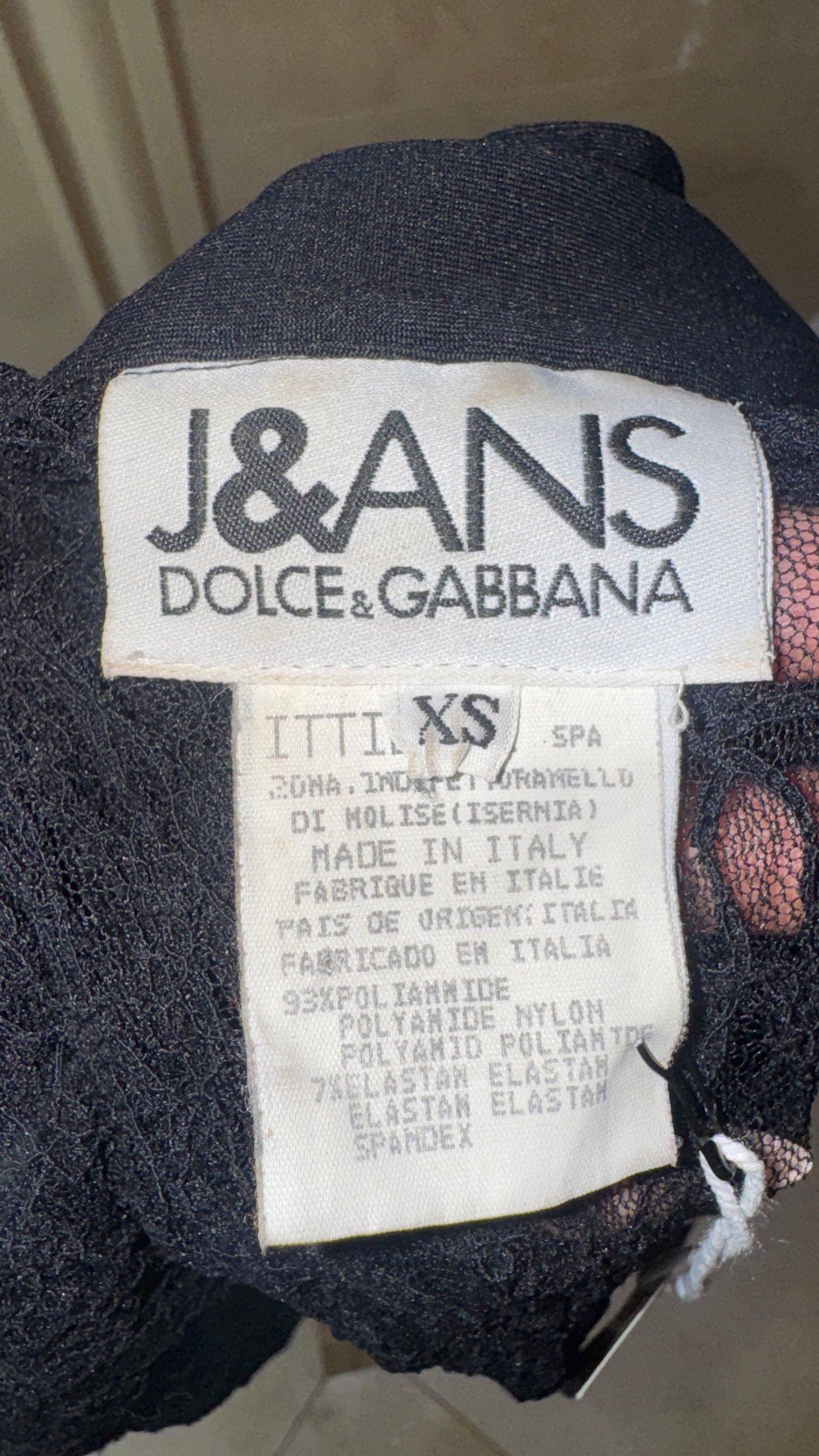 D&G lace button up vest - adora archive