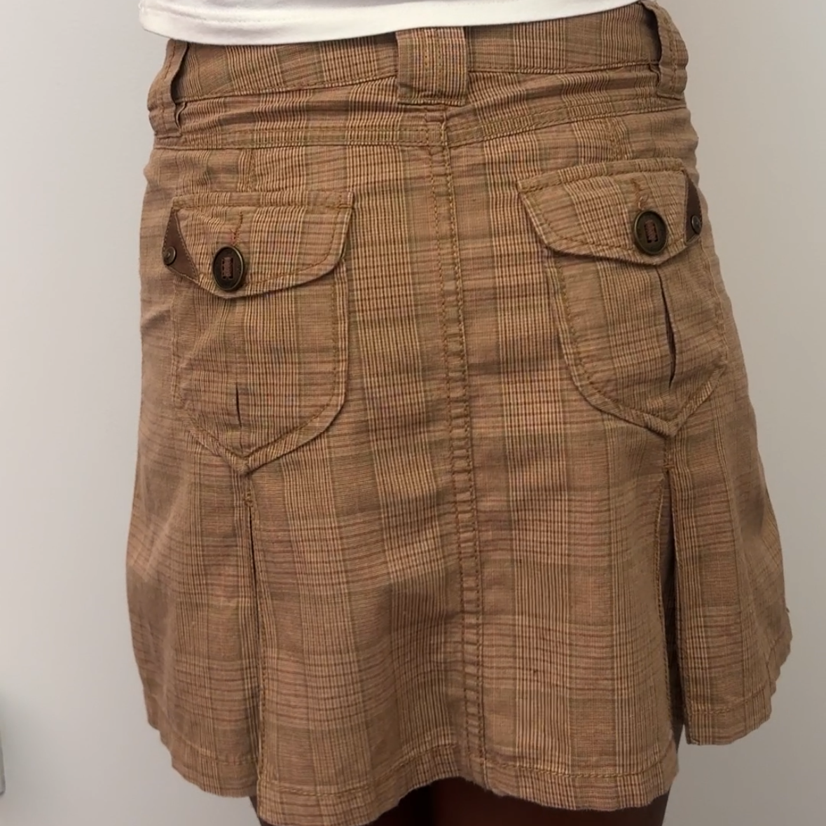 mini plaid skirt - adora archive