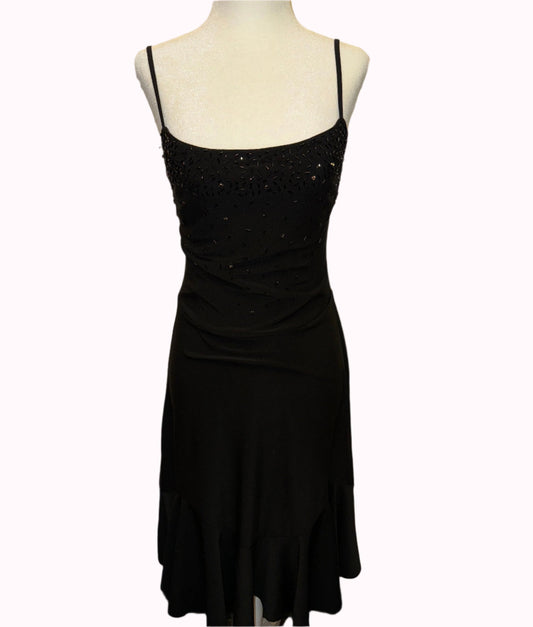 beaded dress with tie detail - adora archive