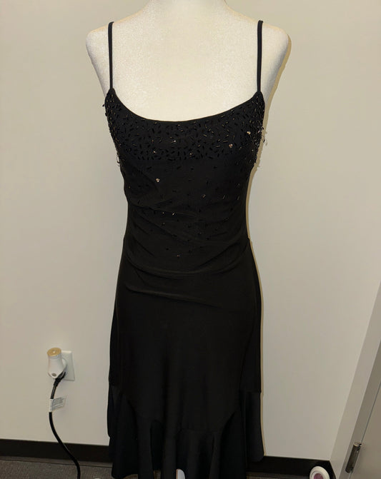 beaded dress with tie detail - adora archive