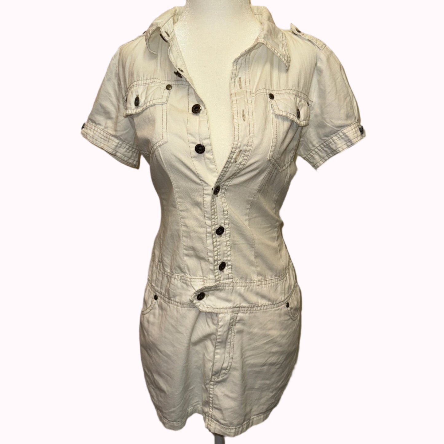 mini cargo dress