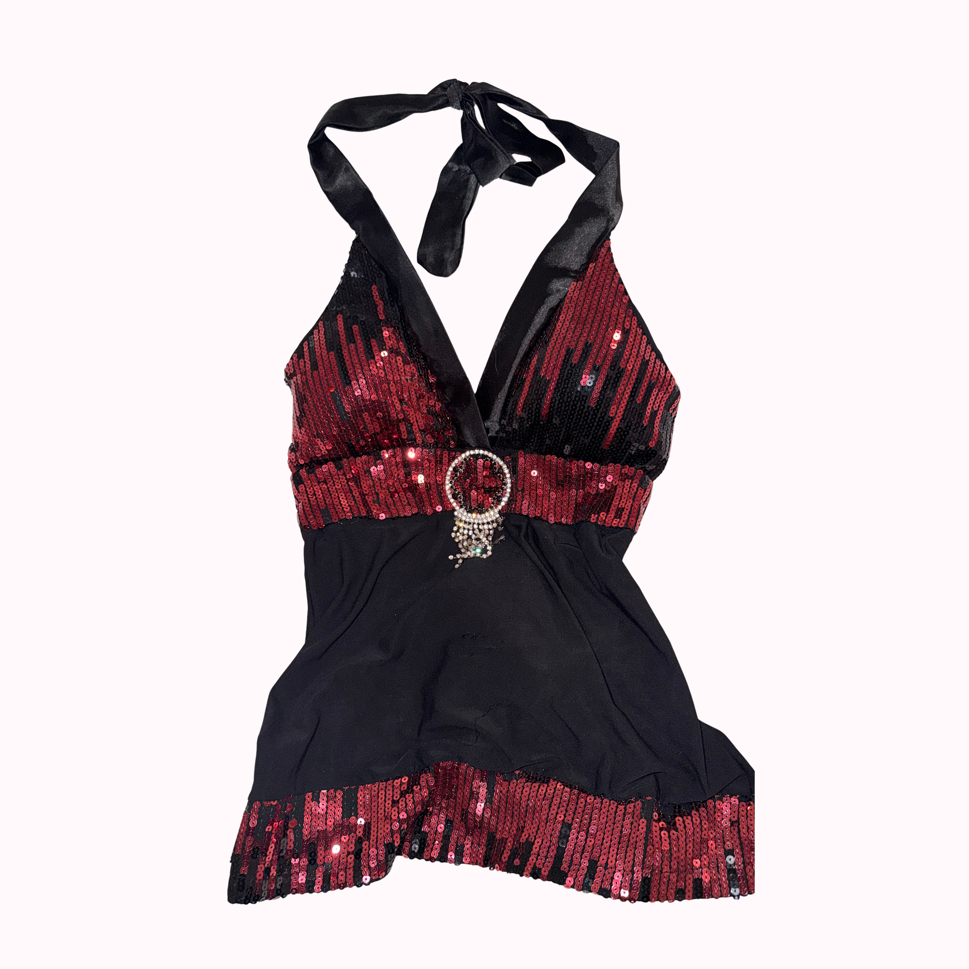 v neck sequins top - adora archive