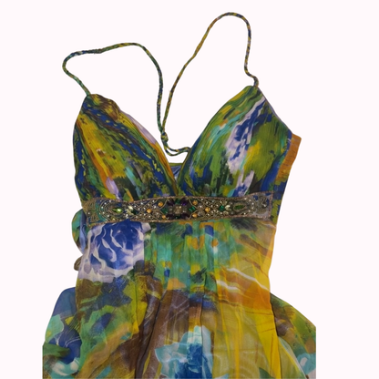 beaded vintage dress