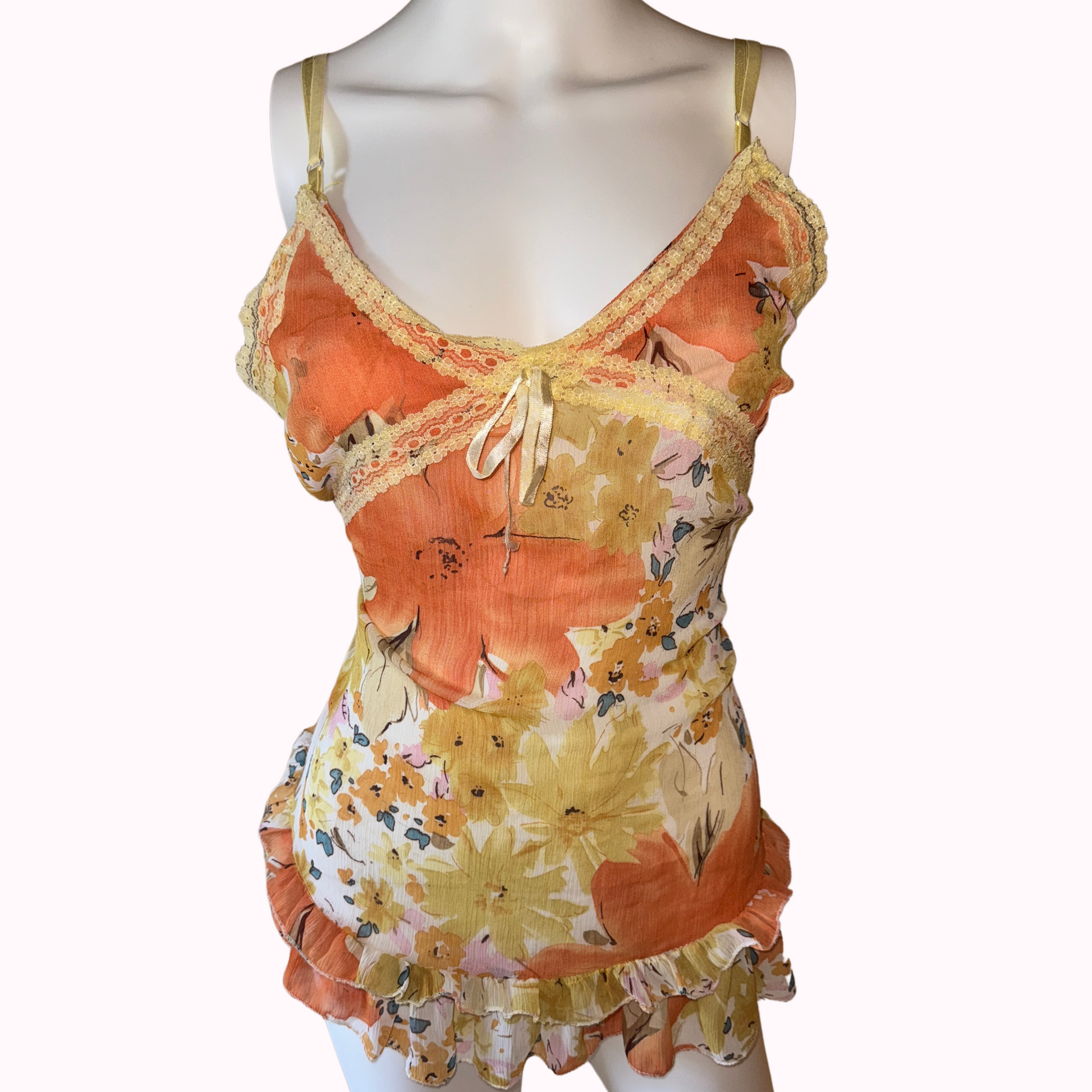 floral cami top - adora archive