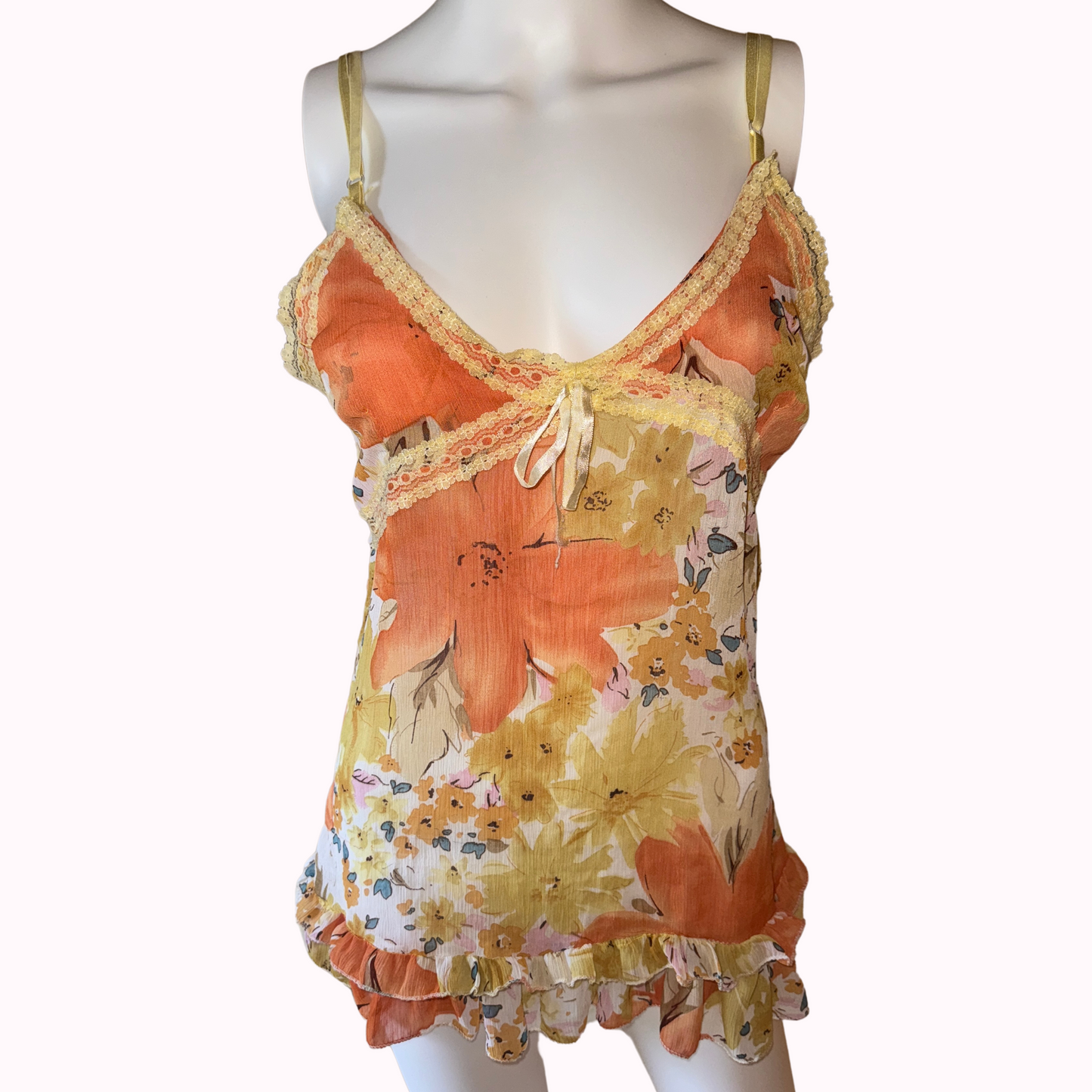 floral cami top - adora archive